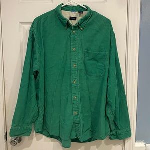 Izod green long sleeve XL